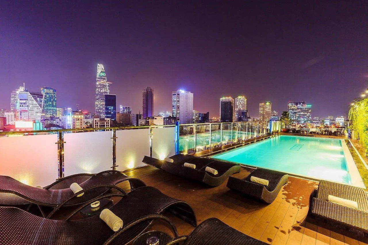 ****  Happy Life Grand Hotel & Rooftop Skybar Ho Chi Minh City Vietnam